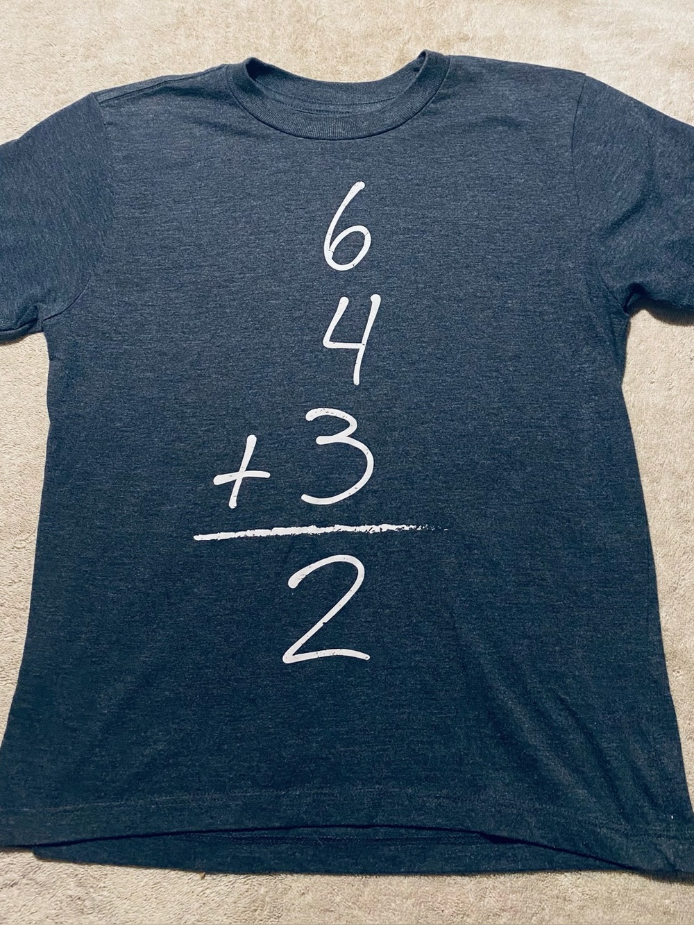 Baseballism 6432 Double Play youth Small- Gray White Baseball T-Shirt